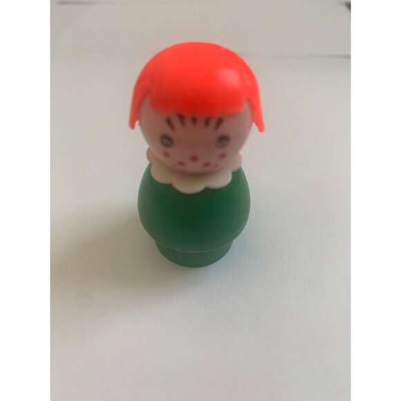 Vintage Fisher Price Little People Wood Head & Body Figures  Set Of‎ 2 1970/80s - Picture 2 of 7